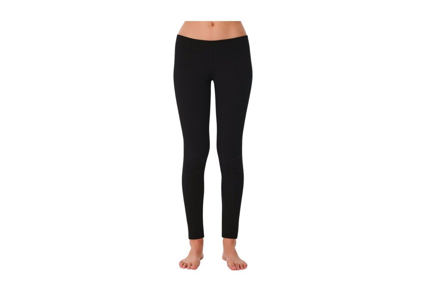 Leela COTTON Leggings Damen Ripp Leggings von Leela COTTON