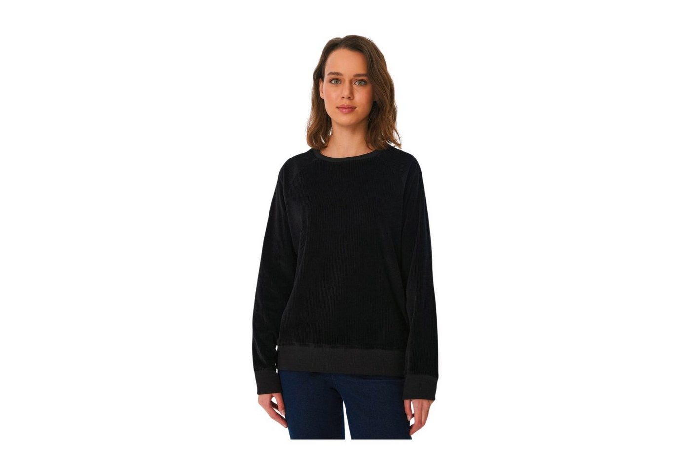 Leela COTTON Sweatshirt Damen Cord Sweatshirt von Leela COTTON