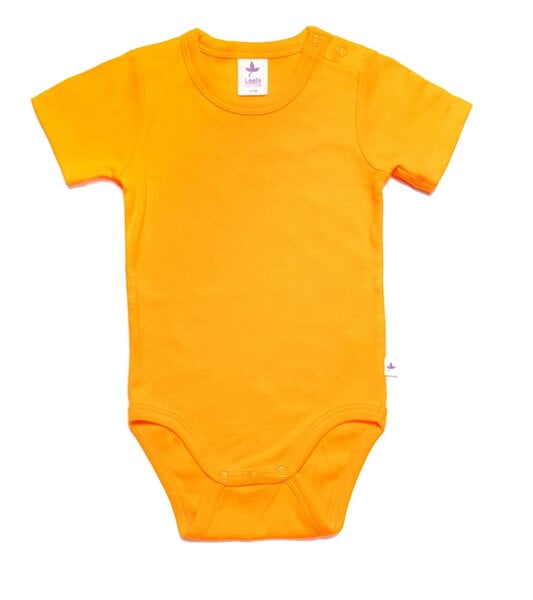 1er bis 6er Pack Baby kurzarm Body aus Bio-Baumwolle Rippjersey "Leela Cotton" von Leela Cotton