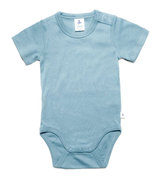 1er bis 6er Pack Baby kurzarm Body aus Bio-Baumwolle Rippjersey "Leela Cotton" von Leela Cotton