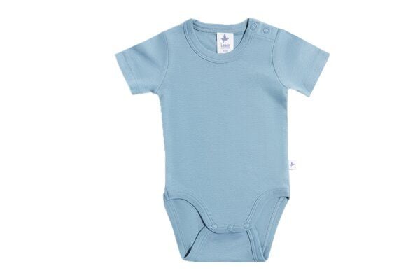 1er bis 6er Pack Baby kurzarm Body aus Bio-Baumwolle Rippjersey "Leela Cotton" von Leela Cotton