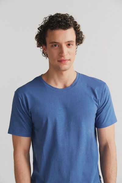 1er oder 2er Pack Herren Flammê Kurzarmshirt aus Bio-Baumwolle 2224"Leela Cotton" von Leela Cotton