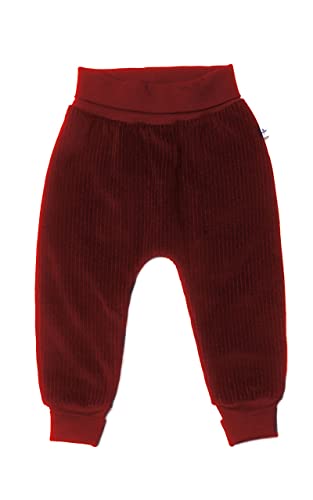 Leela Cotton Baby Cordhose Bio-Baumwolle Hose 2072 (62-68, Bordeaux) von Leela Cotton