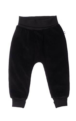 Leela Cotton Baby Cordhose Bio-Baumwolle Hose 2072 (62-68, schwarz) von Leela Cotton