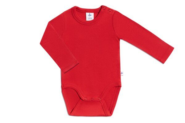 Leela Cotton Baby Kinder Body Langarm Bio-Baumwolle Rippjersey 2005 von Leela Cotton