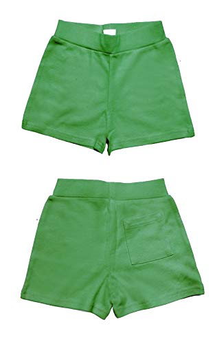 Leela Cotton Baby Kinder Shorts Bio-Baumwolle 2020 Gr. 74 bis 128 (116, waldgrün) von Leela Cotton