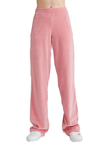 Leela Cotton Damen Nicky Hose Bio-Baumwolle Pyjamahose Wohlfuehlhose Freizeithose Schlafanzughosen1464 (Altrosa, L) von Leela Cotton