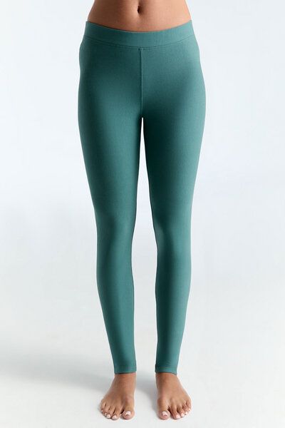 Leela Cotton Damen Winter Leggings Bio Baumwolle mit Elasthan von Leela Cotton