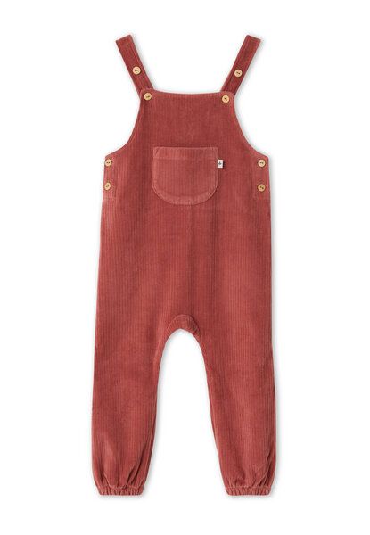 Leela Cotton Kinder Latzhose aus 100% kbA-Baumwolle - Feiner Cordstoff Overall 2444 von Leela Cotton