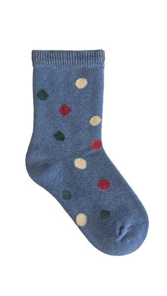 Leela Cotton Kinder Socken Gepunktet aus 98% Bio-Baumwolle 3324 von Leela Cotton