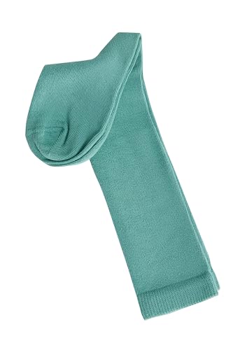 Leela Cotton Kinder Unisex Kniestrümpfe Socken Bio-Baumwolle Jungen Mädchen (DE/NL/SE/PL, Numerisch, 31, 34, Regular, Minzgrün) von Leela Cotton