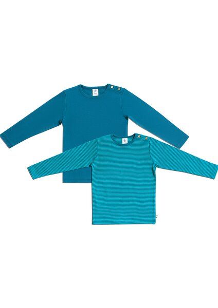 Leela Cotton Kinder Unisex Langarmshirt Set von Leela Cotton