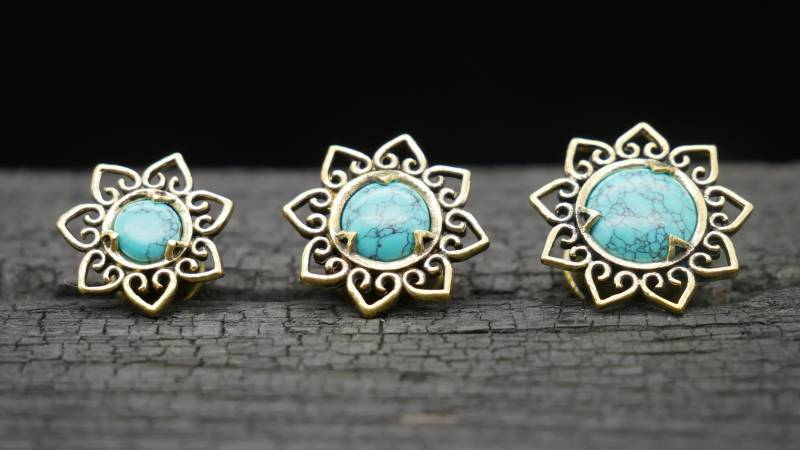 1x Plug Aus Messing - I2 von LeelaArtandJewellery