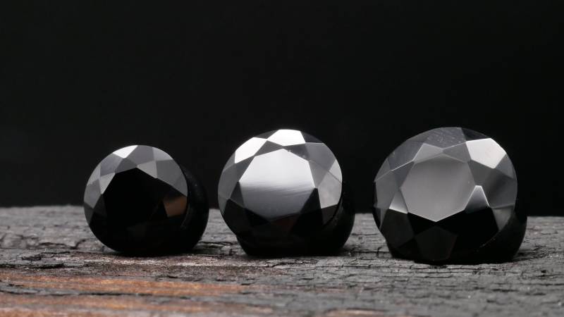 1x Plug Black Onyx Mit Facettenschliff - J3 von LeelaArtandJewellery