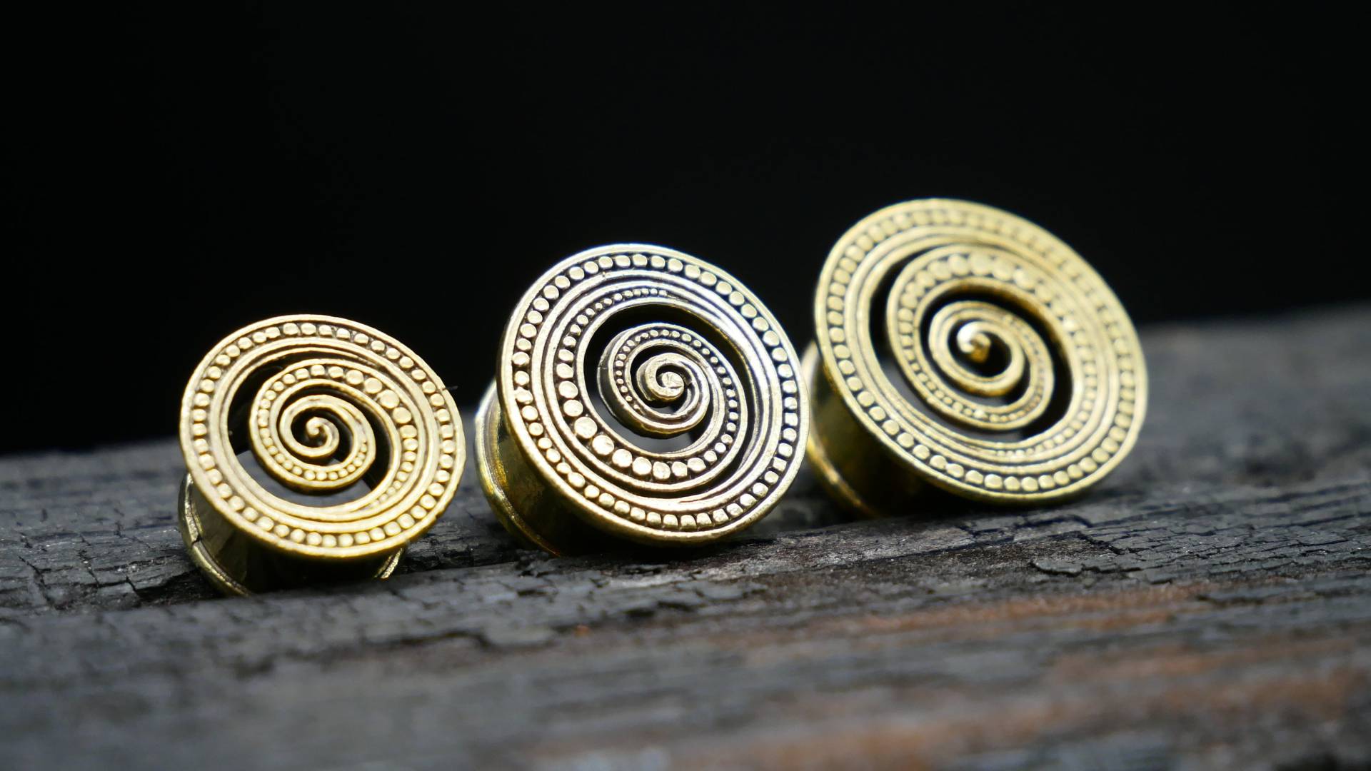 1x Plug Messing - I2 von LeelaArtandJewellery