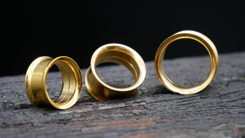 1x Tunnel Aus Chirurgenstahl - A2 von LeelaArtandJewellery