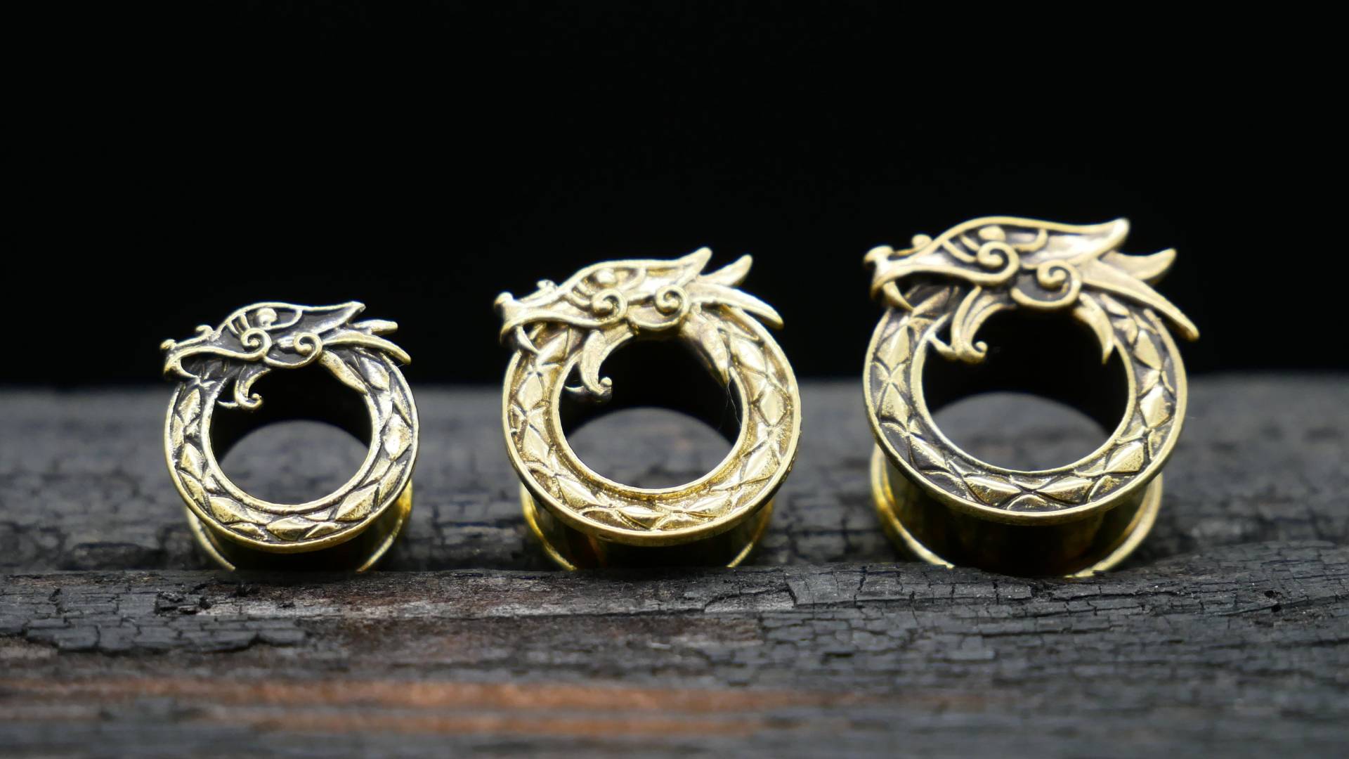 1x Tunnel Aus Messing - H2 von LeelaArtandJewellery