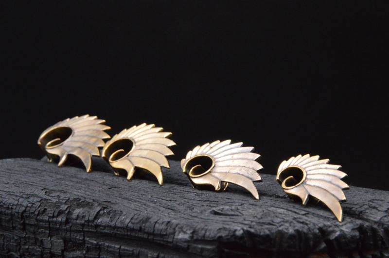 1x Tunnel Aus Messing - I2 von LeelaArtandJewellery