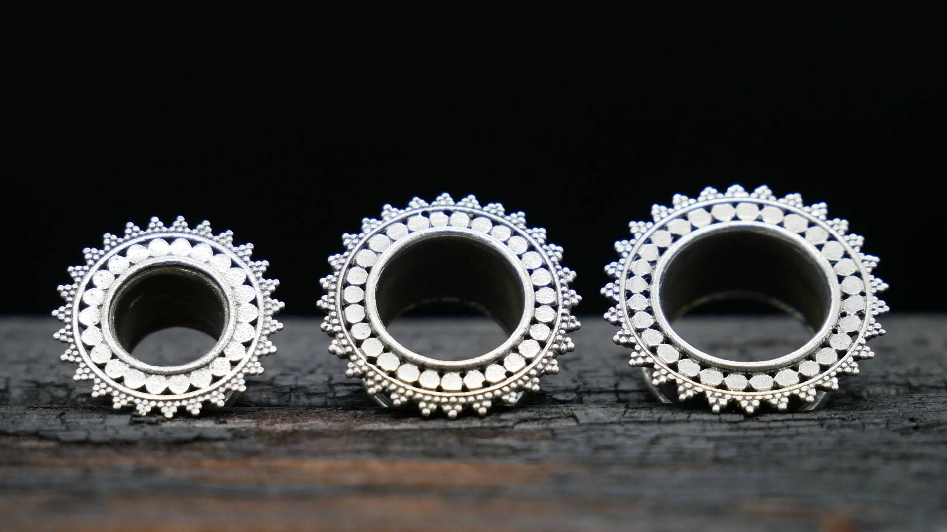 1x Tunnel Aus Weiß-Messing - H1 von LeelaArtandJewellery