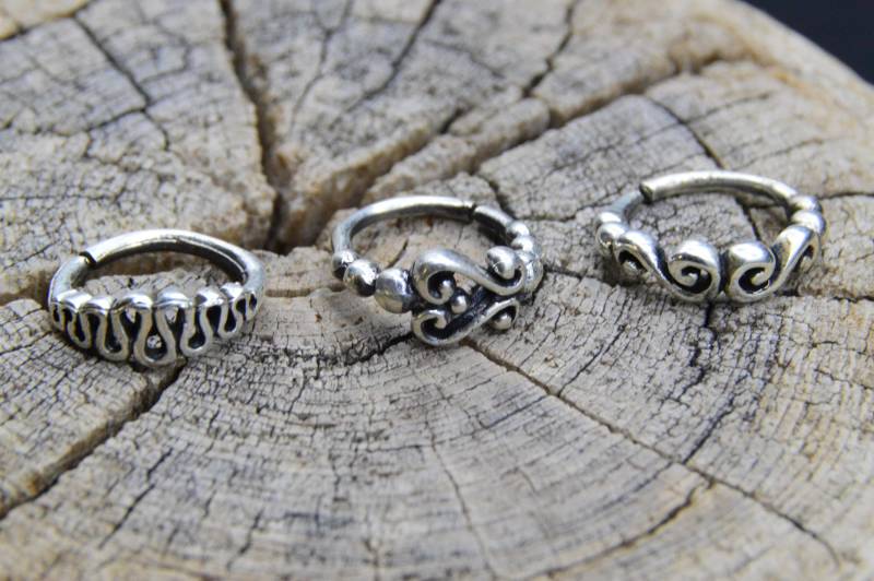 925Er Piercing/Nostril 0, 8mm - 1J/04 925Er Piercing/Nostril 0, 8mm - 1J/04 von LeelaArtandJewellery