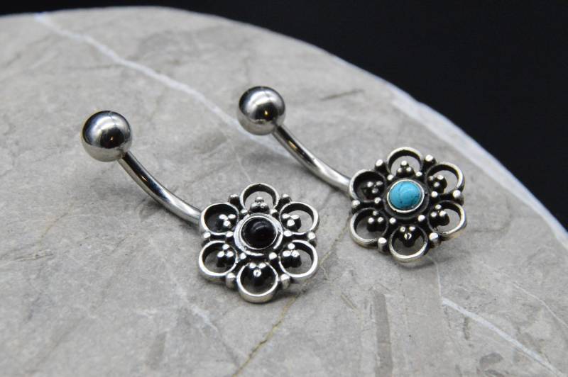 Bauchnabelpiercing 925Er Silber - 1N/10 Bauchnabelpiercing 925Er Silber - 1N/10 von LeelaArtandJewellery