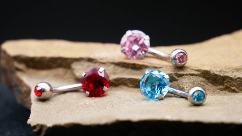 Bauchnabelpiercing Chirurgenstahl - 1M/06 von LeelaArtandJewellery