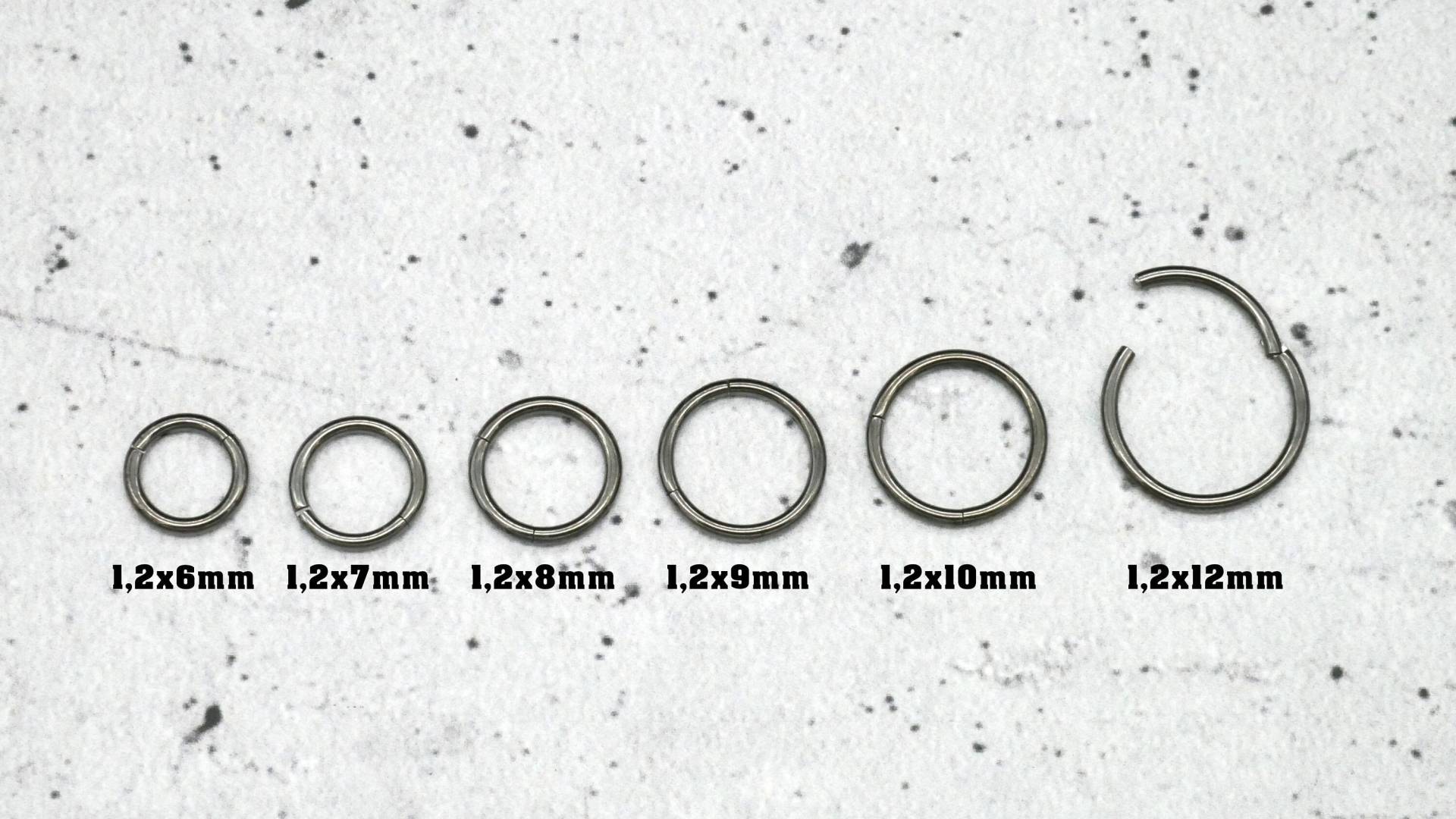 Metallic Piercing/Septum Chirurgenstahl - 1A/05 von LeelaArtandJewellery