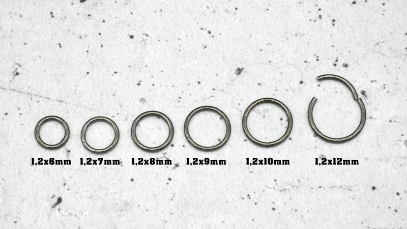 Metallic Piercing/Septum Chirurgenstahl - 1A/05 von LeelaArtandJewellery