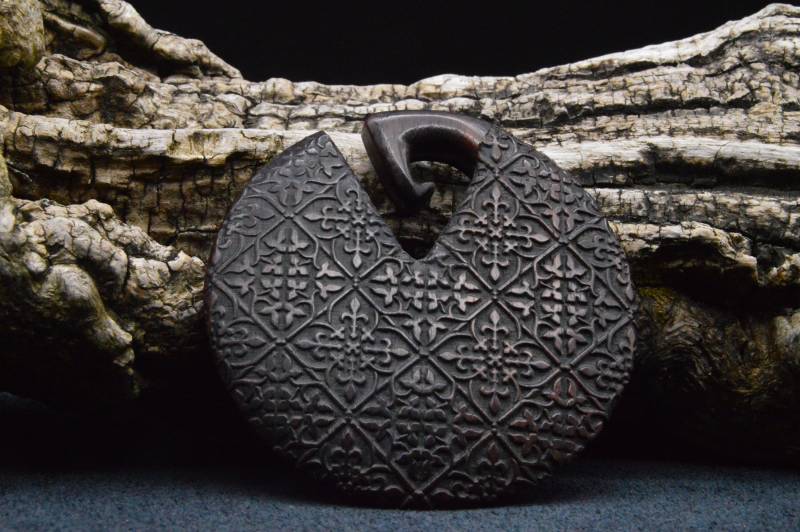 Ohrgewicht Aus Narra Wood - Hh-5 Ohrgewicht Aus Narra Wood - Hh-5 von LeelaArtandJewellery