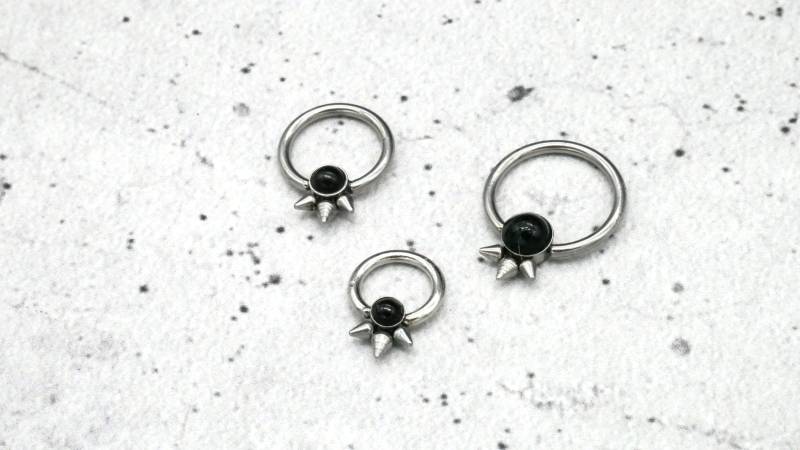 Ohrring/Piercing Chirurgenstahl - 1K/06 von LeelaArtandJewellery