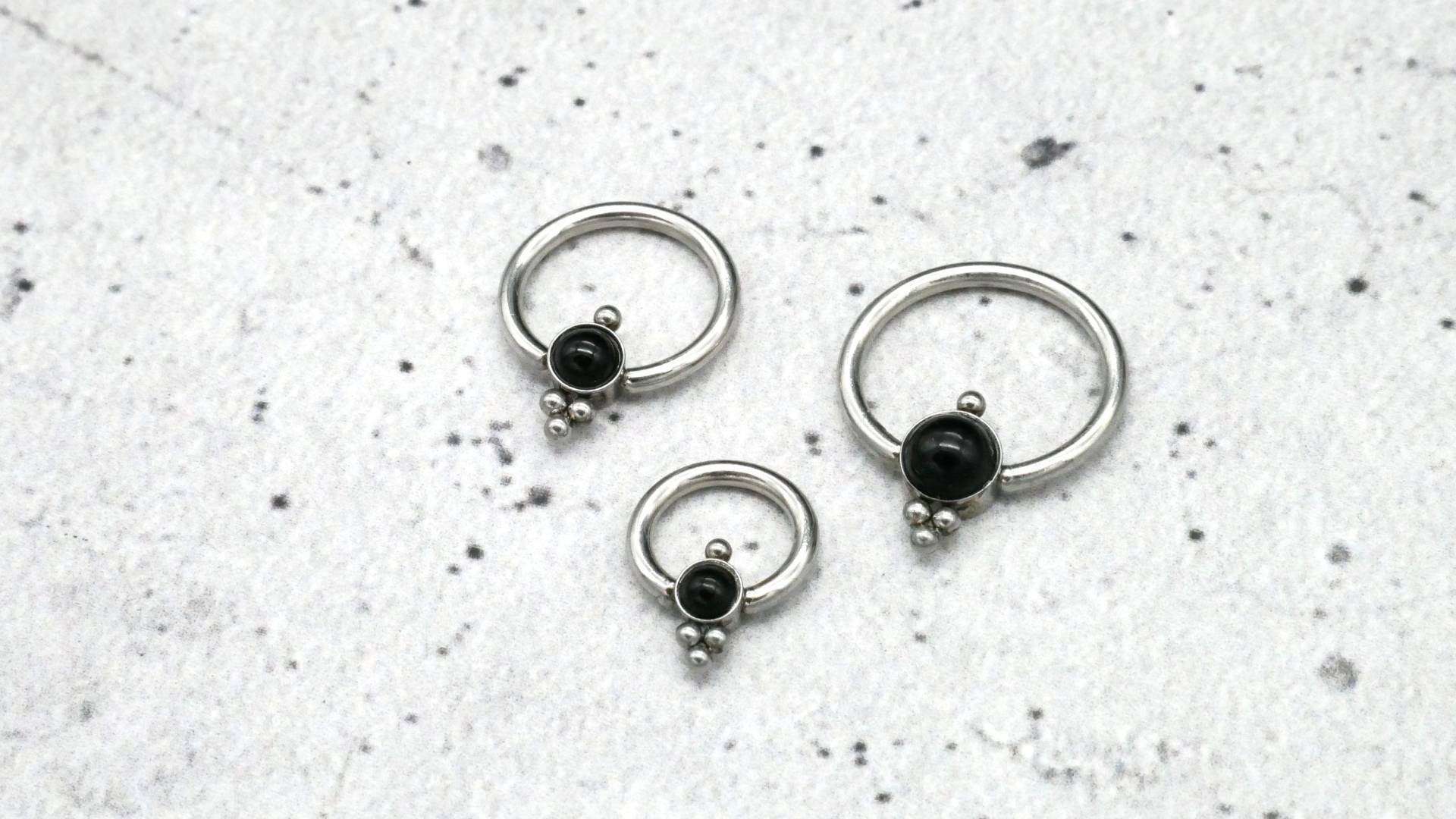 Ohrring/Piercing Chirurgenstahl - 1K/11 von LeelaArtandJewellery