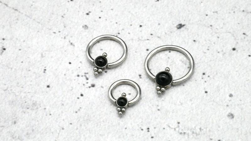 Ohrring/Piercing Chirurgenstahl - 1K/11 von LeelaArtandJewellery