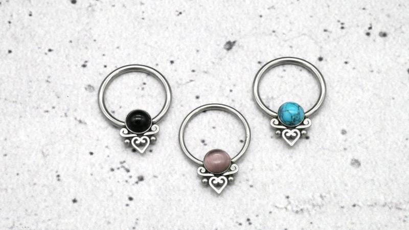 Ohrring/Piercing Chirurgenstahl - 1K/12 von LeelaArtandJewellery