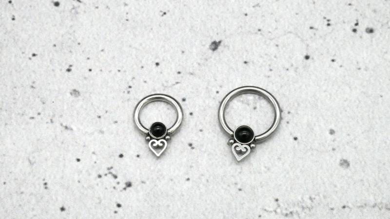 Ohrring/Piercing Chirurgenstahl - 1K/13 von LeelaArtandJewellery