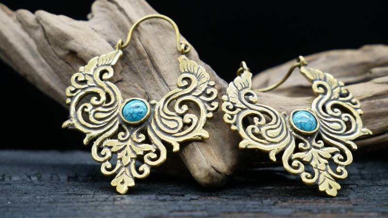 Ohrringe Javati - Gg-3 von LeelaArtandJewellery