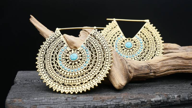 Ohrringe Luna Xxl - Ff-4 Ohrringe Luna Xxl - Ff-4 von LeelaArtandJewellery