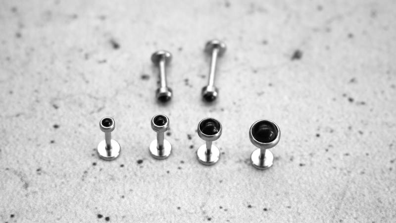 Piercing/Labret/Medusa/Tragus Chirurgenstahl - 1B/17 von LeelaArtandJewellery