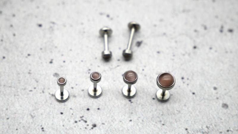 Piercing/Labret/Medusa/Tragus Chirurgenstahl - 1B/19 Piercing/Labret/Medusa/Tragus Chirurgenstahl - 1B/19 von LeelaArtandJewellery