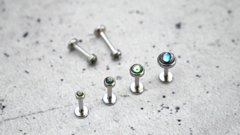 Piercing/Labret/Medusa/Tragus Chirurgenstahl - 1B/20 von LeelaArtandJewellery