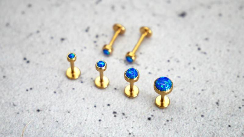 Piercing/Labret/Medusa/Tragus Chirurgenstahl - 1C/03 von LeelaArtandJewellery