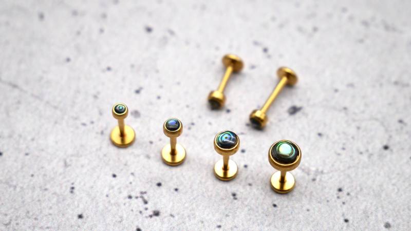 Piercing/Labret/Medusa/Tragus Chirurgenstahl - 1C/09 von LeelaArtandJewellery