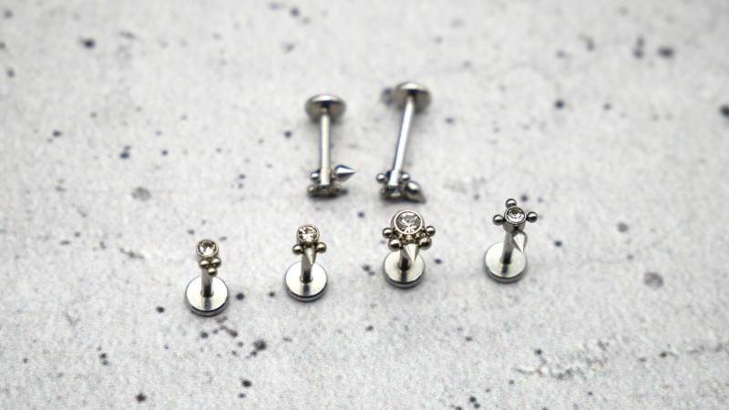 Piercing/Labret/Medusa/Tragus Chirurgenstahl - 1D/09 von LeelaArtandJewellery