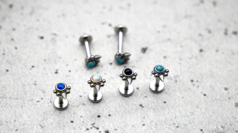Piercing/Labret/Medusa/Tragus Chirurgenstahl - 1E/09 von LeelaArtandJewellery