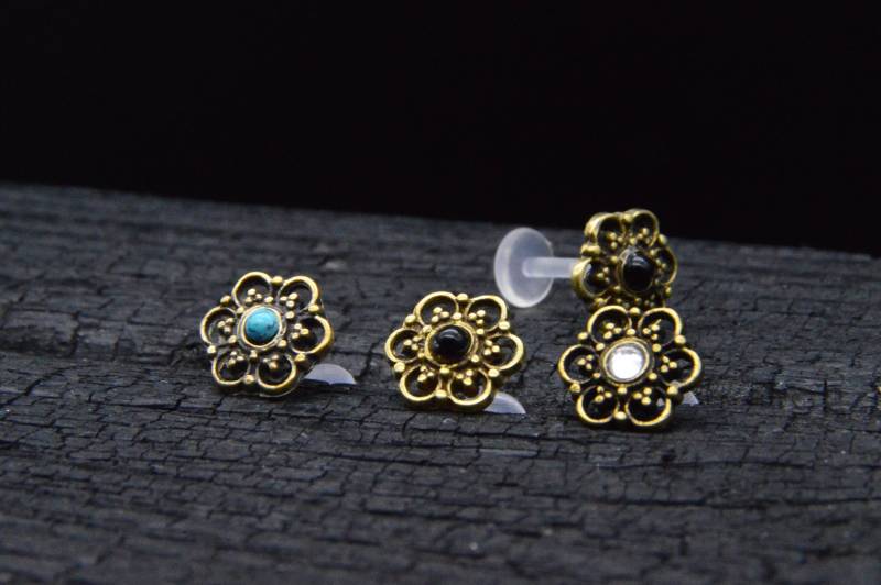 Piercing/Labret/Medusa 1, 2mm - 1J/18 von LeelaArtandJewellery