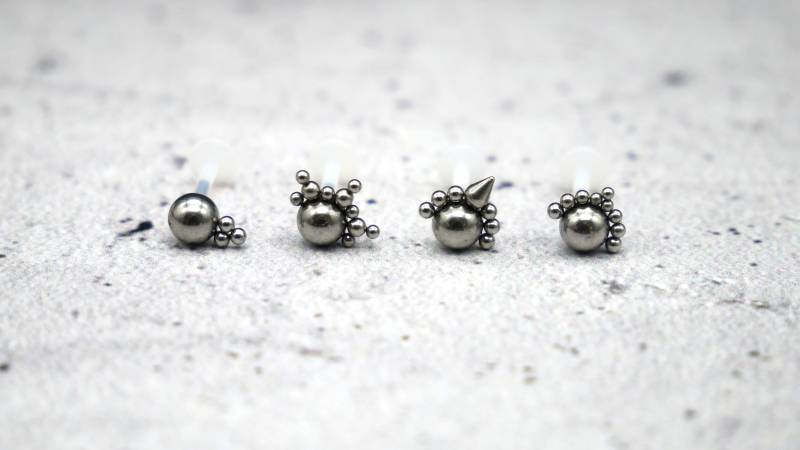 Piercing/Labret/Medusa Chirurgenstahl - 1B/06 von LeelaArtandJewellery