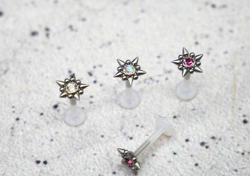 Piercing/Labret/Medusa Chirurgenstahl - 1B/06 von LeelaArtandJewellery