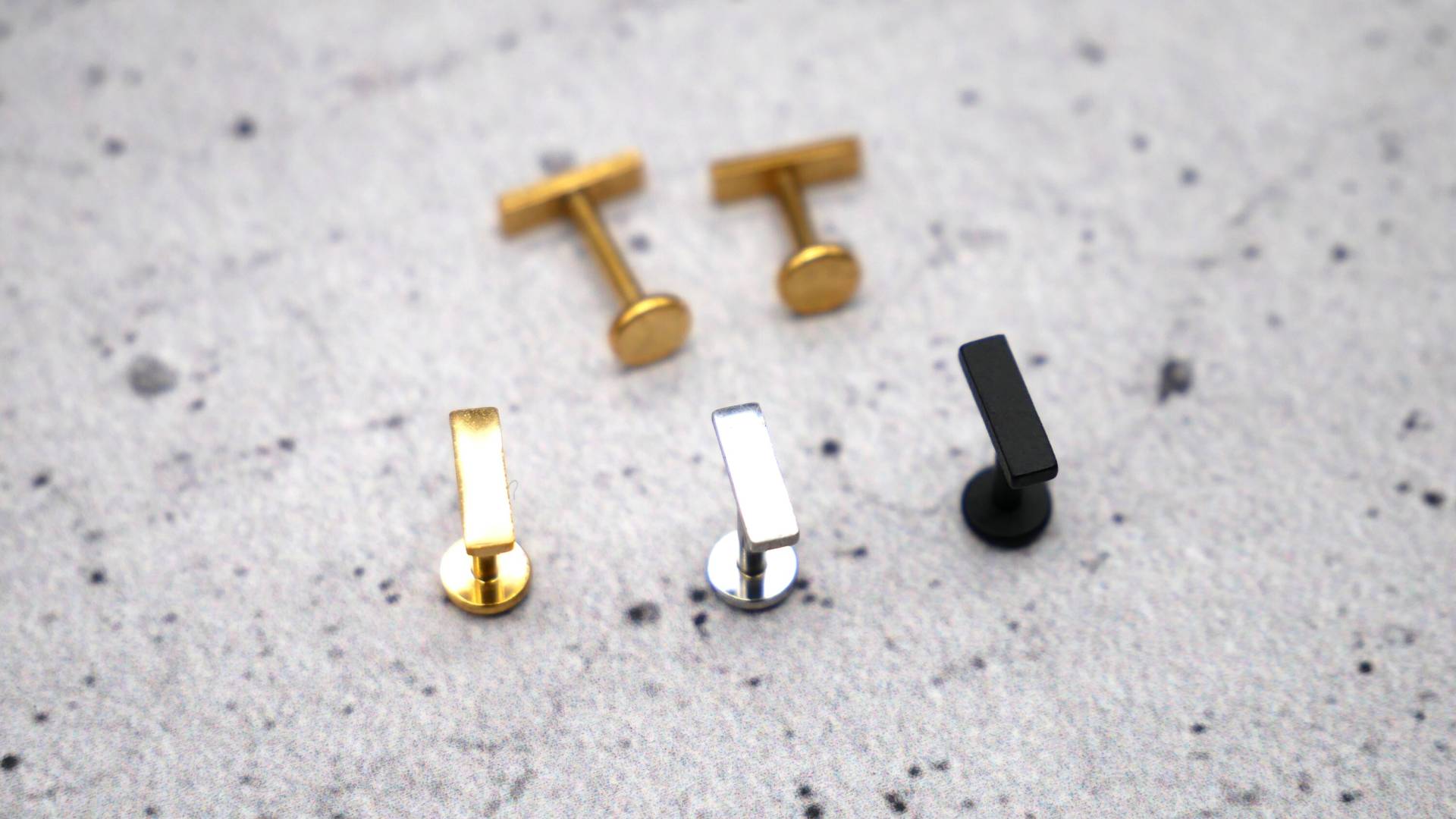 Piercing/Labret/Medusa Chirurgenstahl - 1C/17 von LeelaArtandJewellery