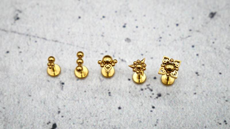 Piercing/Labret/Medusa Chirurgenstahl - 1D/03 von LeelaArtandJewellery