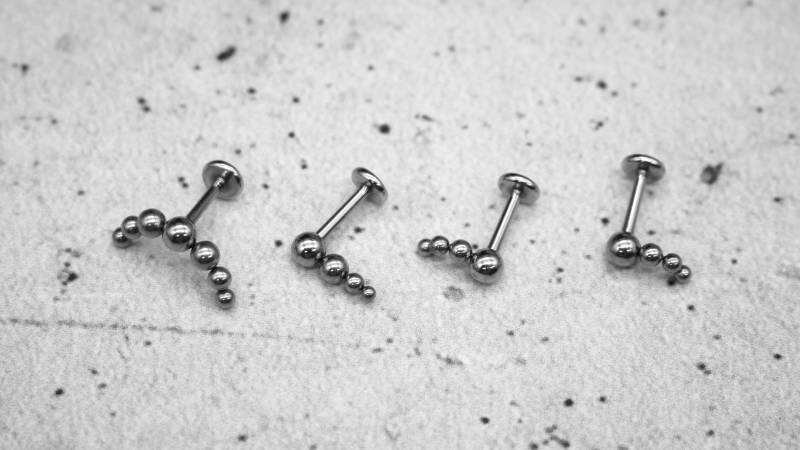 Piercing/Labret/Medusa Chirurgenstahl - 1D/14 von LeelaArtandJewellery