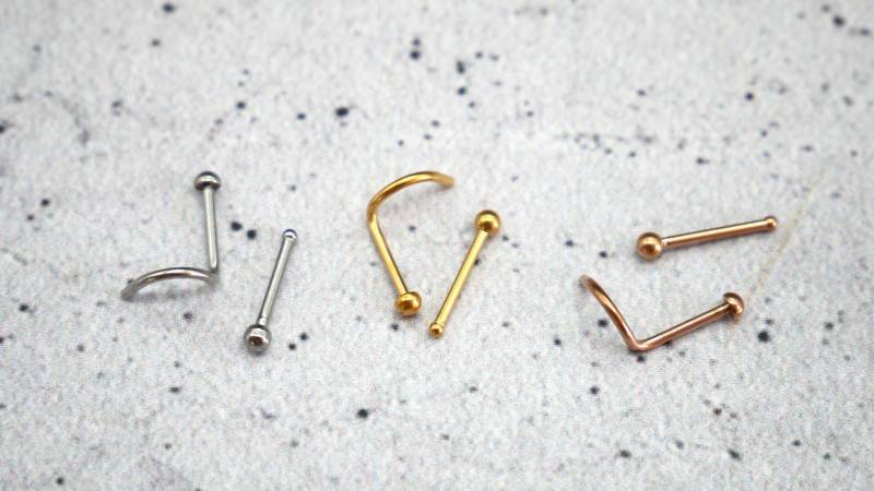 Piercing/Nasenstecker Chirurgenstahl - 1B/13 von LeelaArtandJewellery